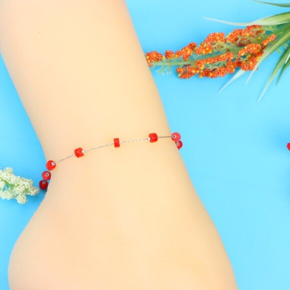 Elegant Handmade Anklet – Perfect for Women & Girls | Ideal Gift Option, DYC1580 - Picture 1 of 10